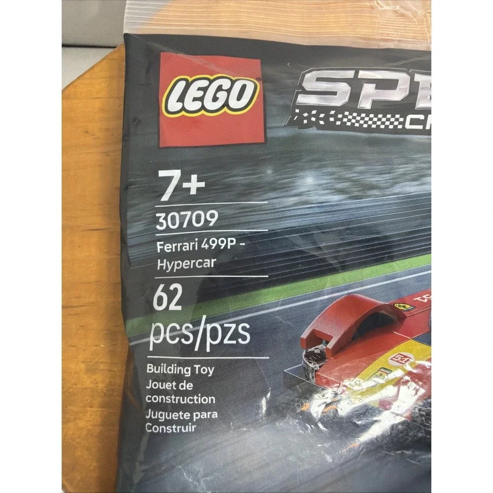 LEGO Speed Champions Ferrari 499P Hypercar 30709 Paper Bag Set‎ – Factory Sealed